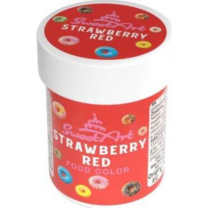 SweetArt gelová barva Strawberry Red (30 g)