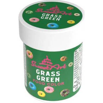 SweetArt gelová barva Grass Green (30 g)