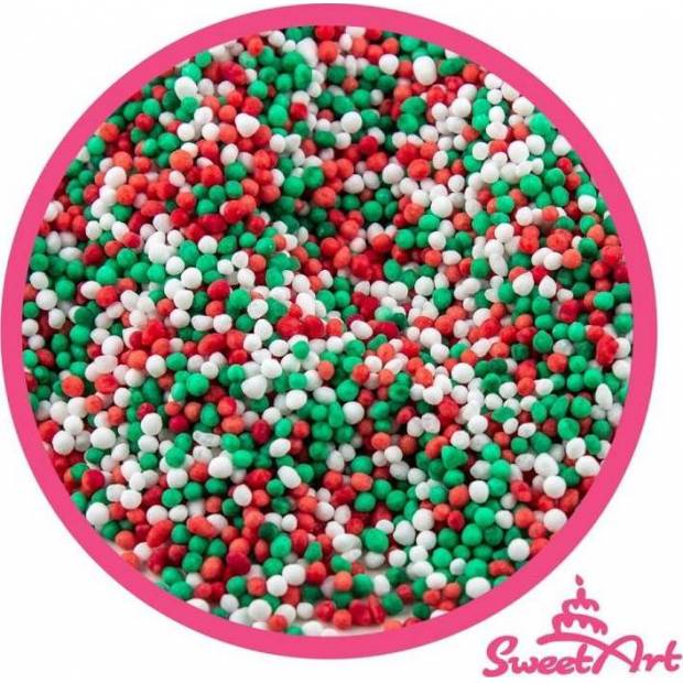 SweetArt cukrový máček Christmas mix (90 g)