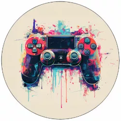 Jedlý papír ovladač Playstation - 02 19,5 cm