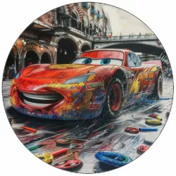Jedlý papír Cars Blesk Mc Queen 19,5 cm