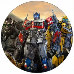 Jedlý papír Transformers tým 19,5 cm