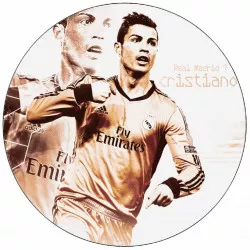 Jedlý papír Cristiano Ronaldo v pohybu 19,5 cm