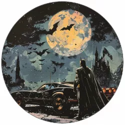 Jedlý papír Batman v noci 19,5 cm