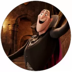 Jedlý papír Hotel Transylvania Drákula 19,5 cm