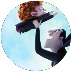 Jedlý papír Hotel Transylvania Drákula a Denis 19,5 cm