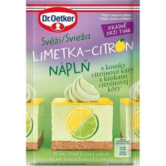 Dr. Oetker Limetka-citron náplň (50 g)