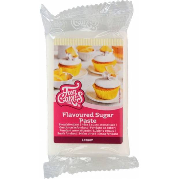 Modelovací hmota na květiny citronová 250g - FunCakes