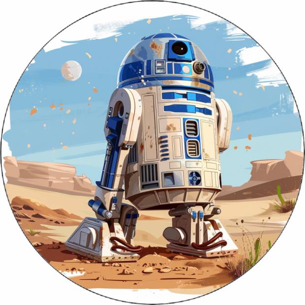 Jedlý papír Star wars R2-D2 19,5 cm