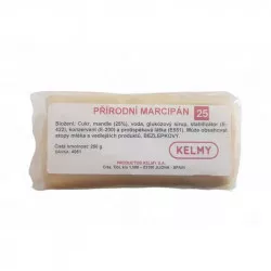 Přírodní marcipán 25% mandlí 250g - Kelmy