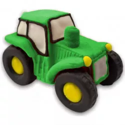 Cukrová figurka Traktor zelený