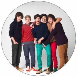 Jedlý papír One direction 19,5 cm