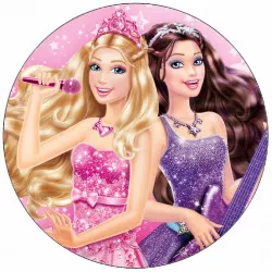 Jedlý papír Barbie popová hvězda 19,5 cm