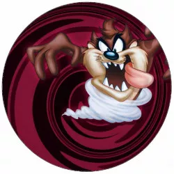 Jedlý papír Looney Tunes Tasmánský čert v pohybu 19,5 cm