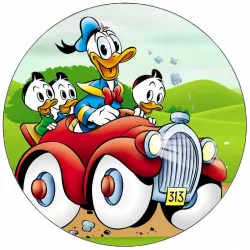 Jedlý papír Kačer Donald se synovci 19,5 cm