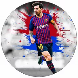 Jedlý papír Lionel Messi při hře 19,5 cm