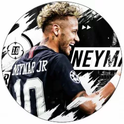 Jedlý papír Neymar v dresu 19,5 cm