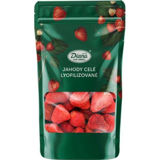 Jahody celé lyofilizované 25g - Diana