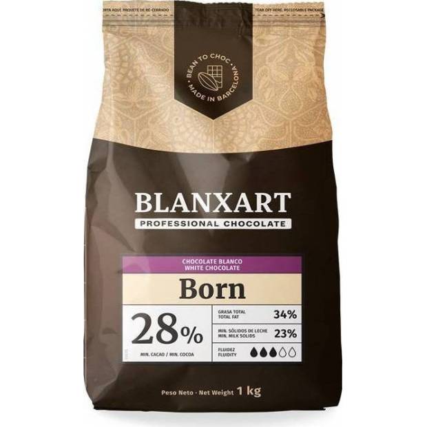 Blanxart Pravá bílá čokoláda Born 28% (1 kg)