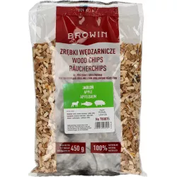 Dřevní štěpka k uzení/grilování, JABLOŇ, 450 g - BIOWIN