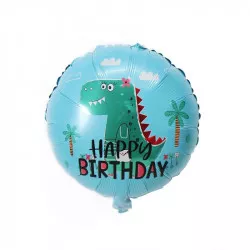 Fóliový balónek kulatý Dinosaurus 46cm - Cakesicq