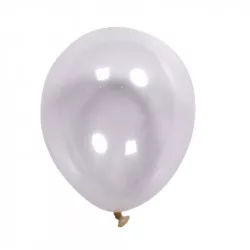 Latexové balónky stříbrné 50ks 30cm - Cakesicq
