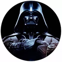 Jedlý papír Star wars Darth Vader tmavé pozadí 19,5 cm