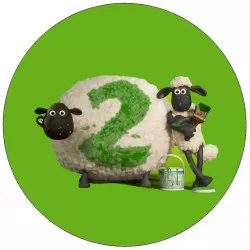 Jedlý papír ovečka Shaun 2 19,5 cm