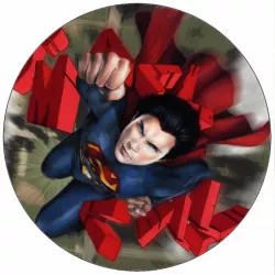 Jedlý papír Smallvile Superman v akci 19,5 cm