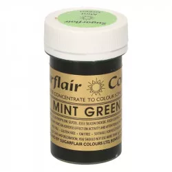 Gelová barva mint green 25g - Sugarflair