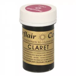 Gelová barva claret 25g - Sugarflair