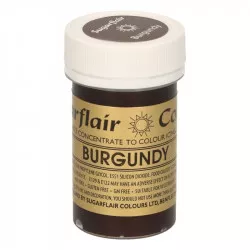Gelová barva burgundy 25g - Sugarflair