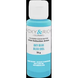 Kakaové máslo barevné 78g sky blue - Roxy and Rich