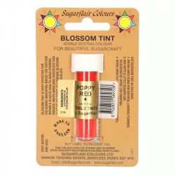 Jedlá prachová barva poppy red 7ml - Sugarflair