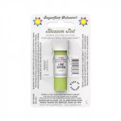 Jedlá prachová barva lime green 7ml - Sugarflair