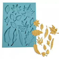 Silikonová formička listy 15x12cm - Cakesicq