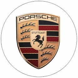 Jedlý papír logo Porsche 19,5 cm