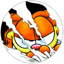 Jedlý papír potrhaný Garfield 19,5 cm