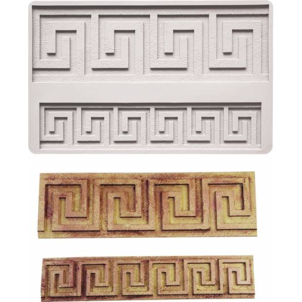 Silikonová formička na okraje dortu ornamenty 19,5x12,5cm - Cakesicq