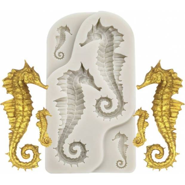 Silikonová formička mořský koník 12,5x6,5cm - Cakesicq