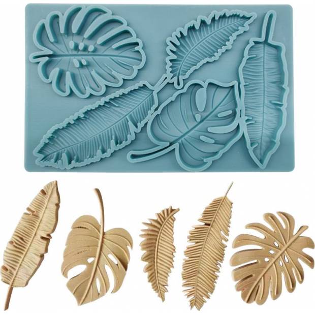 Silikonová formička listy 19,5x12,5cm - Cakesicq