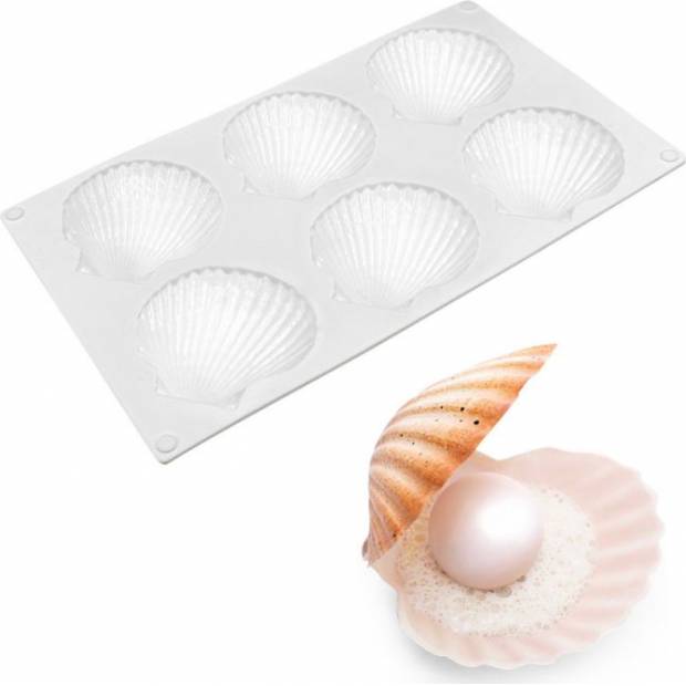 Silikonová forma lastura 29x17,5 cm - Cakesicq