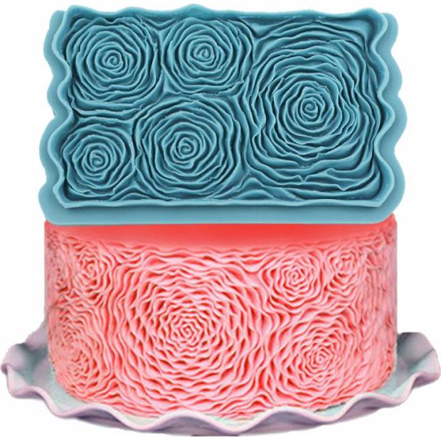 Silikonová formička na povrchy růže 18x11,5cm - Cakesicq