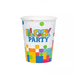 Papírové kelímky dětské kostky 220ml 6ks - Party Pal