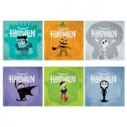 Papírové ubrousky Halloween 12ks 33x33cm - Party Pal