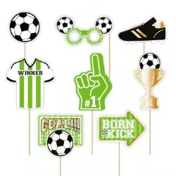 Rekvizity na focení fotbal 9ks - Party Pal