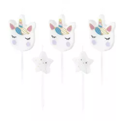 Svíčky Unicorn 5ks - Party Pal