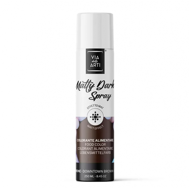Matná barva ve spreji hnědá 250 ml - Solchim Food
