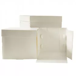 Krabice na dort bez potistku, 26,5 x 26,5 x 25 cm - Decora