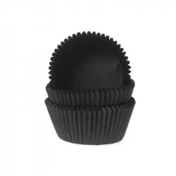 Černé košíčky na cupcake 1000ks 50x33mm - House of Marie